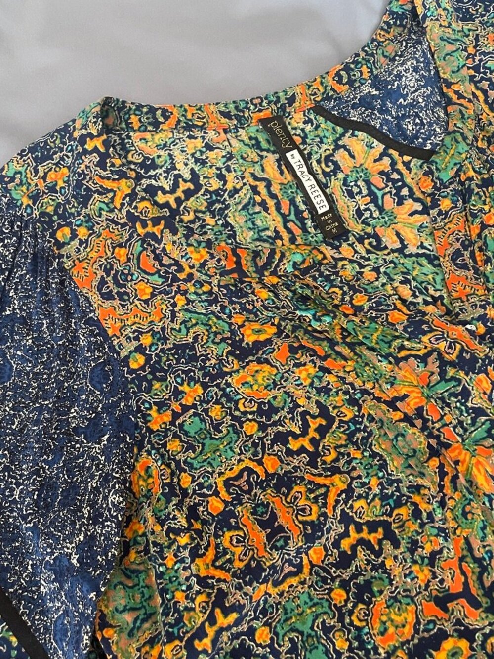 Plenty by Tracy Reese with 3/4 Sleeves Size Medium - Picture 2 of 8